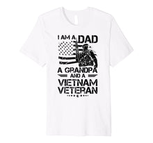 Ladda upp bild till gallerivisning, Mens I Am A Dad A Grandpa And A Vietnam Veteran TShirt Cool Gift 167640
