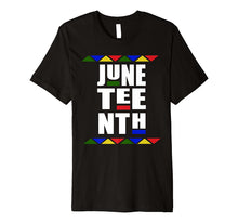 Ladda upp bild till gallerivisning, Juneteenth Independence Day Retro Celebration Premium T-Shirt 602493
