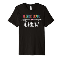 Ladda upp bild till gallerivisning, Second Grade Crew Teacher Rainbow Gift Shirt back To School 2360305
