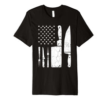 Ladda upp bild till gallerivisning, Funny shirts V-neck Tank top Hoodie sweatshirt usa uk au ca gifts for Chef Cooking American Flag T Shirt Gift for Chefs 2637510
