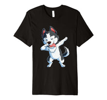 Ladda upp bild till gallerivisning, Funny shirts V-neck Tank top Hoodie sweatshirt usa uk au ca gifts for Dabbing Siberian Husky T shirt Boys Dab Dance Puppy Lover 3402978

