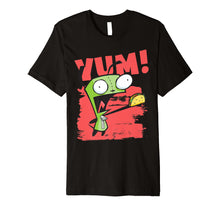 Ladda upp bild till gallerivisning, Funny shirts V-neck Tank top Hoodie sweatshirt usa uk au ca gifts for Invader Zim Gir Screaming Yum! Taco Portrait Premium T-Shirt 3334201
