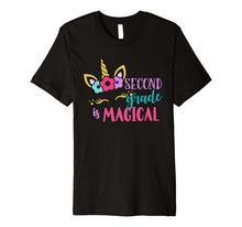 Ladda upp bild till gallerivisning, Second Grade Unicorn Back to School Girls 2nd Grade Shirt 9272551
