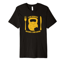Ladda upp bild till gallerivisning, Funny shirts V-neck Tank top Hoodie sweatshirt usa uk au ca gifts for I Like Exercise Because I Love Eating Workout Funny T Shirt 1187170
