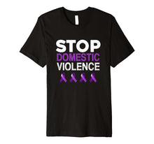 Ladda upp bild till gallerivisning, Funny shirts V-neck Tank top Hoodie sweatshirt usa uk au ca gifts for Purple Ribbon Shirt, Stop Domestic Violence T Shirts 2660572

