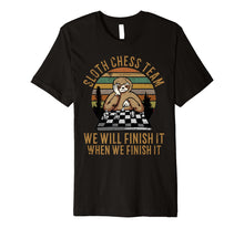 Ladda upp bild till gallerivisning, Funny shirts V-neck Tank top Hoodie sweatshirt usa uk au ca gifts for Distressed Sloth Chess Team Funny Slow Chess Players gift Premium T-Shirt 2618324
