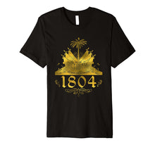 Ladda upp bild till gallerivisning, Haiti Independence gold flag day 1804 t-shirt tee clothes 249428
