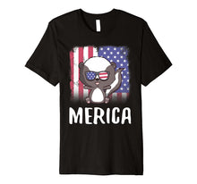 Ladda upp bild till gallerivisning, Merica Skunk USA American Flag 4th of July Gift Patriotic Premium T-Shirt 828531
