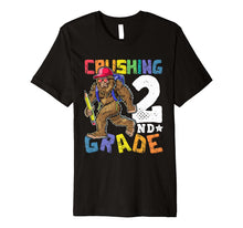 Ladda upp bild till gallerivisning, Crushing 2nd Grade Bigfoot Backpack Back to School Shirt Boy 6975326
