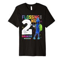 Ladda upp bild till gallerivisning, Funny Back to School 2nd Grade Flossing Crayon Shirt Kids 7443596
