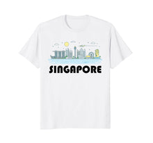 Ladda upp bild till gallerivisning, Funny shirts V-neck Tank top Hoodie sweatshirt usa uk au ca gifts for Singapore Skyline Cityscape Skyscrapers Cool T-Shirt Tee 1813988
