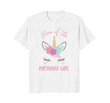 Ladda upp bild till gallerivisning, Funny shirts V-neck Tank top Hoodie sweatshirt usa uk au ca gifts for Cute Unicorn Mom Shirt, Mom of the Birthday Girl 274659
