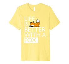 Ladda upp bild till gallerivisning, Funny shirts V-neck Tank top Hoodie sweatshirt usa uk au ca gifts for Life Is Better With A Fox Kawaii T-shirt 2074052
