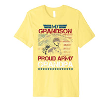Ladda upp bild till gallerivisning, USA My Grandson Has Your Back Proud Army Grandpa Shirt Gift 1438899
