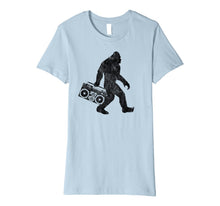 Ladda upp bild till gallerivisning, Retro Bigfoot Boom Box Silhouette T-Shirt - Believe! 324895

