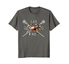Ladda upp bild till gallerivisning, Funny shirts V-neck Tank top Hoodie sweatshirt usa uk au ca gifts for Boys Lacrosse Shirt Sticks Crossed Crab LAX Maryland Flag 1387527

