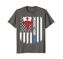Ladda upp bild till gallerivisning, Funny shirts V-neck Tank top Hoodie sweatshirt usa uk au ca gifts for emergency room Nurse Shirt US Flag 1385522
