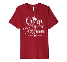 Ladda upp bild till gallerivisning, Queen Of My Classroom Teacher Back To School  Premium T-Shirt 3572085
