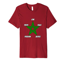 Ladda upp bild till gallerivisning, Funny shirts V-neck Tank top Hoodie sweatshirt usa uk au ca gifts for L.T.P.F.J. Moroccan Flag T Shirt Moorish American PREMIUM 1513002
