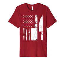 Ladda upp bild till gallerivisning, Funny shirts V-neck Tank top Hoodie sweatshirt usa uk au ca gifts for Chef Cooking American Flag T Shirt Gift for Chefs 2637510
