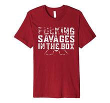 Ladda upp bild till gallerivisning, Fucking Savages In That Box Premium T-Shirt 113455
