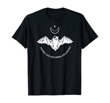 Ladda upp bild till gallerivisning, Protect Our Nocturnal Polalinators Bat with Moon Halloween T-Shirt 294307
