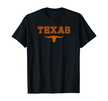 Ladda upp bild till gallerivisning, Lone Star State Pride Texas Long Horn T-Shirt 155782
