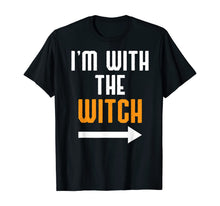 Ladda upp bild till gallerivisning, I'm With The Witch Shirt Funny Halloween Couple Costume Gift 58999

