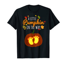 Ladda upp bild till gallerivisning, Halloween Pregnancy Little Pumpkin Cute Gifts Expecting Mom T-Shirt 187345
