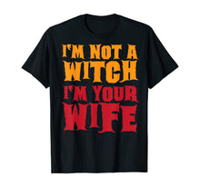 Ladda upp bild till gallerivisning, I'm Not A Witch Funny Halloween Couples Costume Shirt T-Shirt 455437
