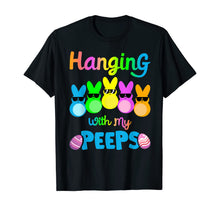 Ladda upp bild till gallerivisning, Hanging With My Peeps Shirt Colorful Bunny Easter day Gifts TShirt406135

