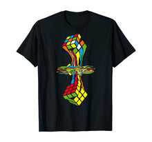 Ladda upp bild till gallerivisning, AWESOME GRAPHIC MELTING RUBIK RUBIX RUBICS CUBE Solved Rubik T-Shirt 472018
