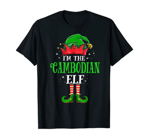 Funny shirts V-neck Tank top Hoodie sweatshirt usa uk au ca gifts for Cambodian Elf Matching Family Group Christmas Gifts T-Shirt 724031