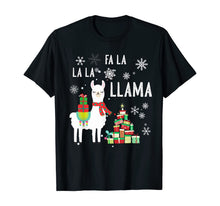 Ladda upp bild till gallerivisning, Funny shirts V-neck Tank top Hoodie sweatshirt usa uk au ca gifts for FA LA LA LLAMA Santa Shirt Christmas Funny Gift Xmas T-Shirt 190849
