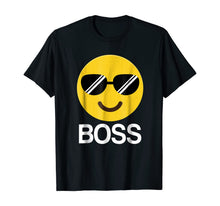 Ladda upp bild till gallerivisning, Boss Emoji Sunglasses Smile Emoticon Face T-Shirt 144130
