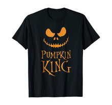 Ladda upp bild till gallerivisning, Jack O Lantern Pumpkin King Christmas and Halloween T-shirt 130787
