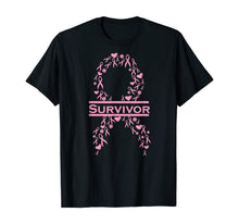 Ladda upp bild till gallerivisning, Breast Cancer Survivor Pink Ribbon Awareness T-Shirt 124355
