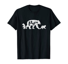 Ladda upp bild till gallerivisning, Papa Bear T-Shirt with Two Cubs 173464

