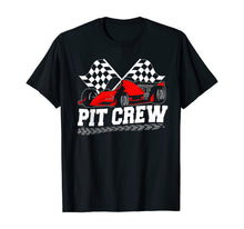 Ladda upp bild till gallerivisning, Pit Crew Car Racing Checkered Flag Racing Party T-Shirt 117589
