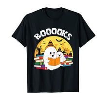 Ladda upp bild till gallerivisning, Booooks Ghost Reading Books Halloween Tshirt Gifts 286238
