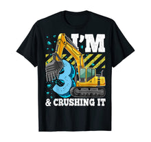 Ladda upp bild till gallerivisning, Excavator 3rd Birthday Construction Party Shirt Boys Gift 277258
