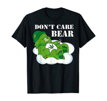 Ladda upp bild till gallerivisning, Weed bear herb bear t-shirt don't care cute bear gift

