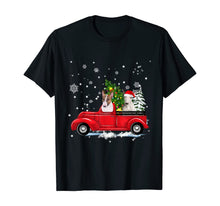 Ladda upp bild till gallerivisning, Funny shirts V-neck Tank top Hoodie sweatshirt usa uk au ca gifts for Bull Terrier Riding Red Truck Christmas Gifts Dog T-Shirt 880696
