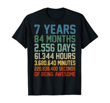 Ladda upp bild till gallerivisning, Vintage 7th Birthday 7 Years Old Wedding Anniversary Gift T-Shirt
