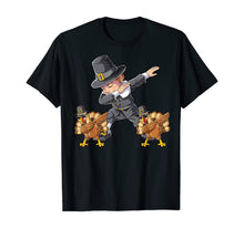 Ladda upp bild till gallerivisning, Funny shirts V-neck Tank top Hoodie sweatshirt usa uk au ca gifts for Dabbing Pilgrim Turkey Thanksgiving Day Gifts Boys Kids Dab T-Shirt 51737
