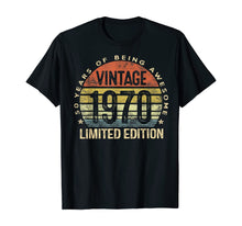Ladda upp bild till gallerivisning, 50 Year Old Gifts Vintage 1970 Limited Edition 50th Birthday T-Shirt-145786
