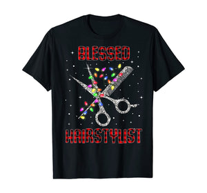 Funny shirts V-neck Tank top Hoodie sweatshirt usa uk au ca gifts for Blessed Hairstylist Christmas Gifts Ideas T-Shirt 1017526