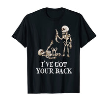 Ladda upp bild till gallerivisning, Skeleton I've got your back   T-Shirt 279646
