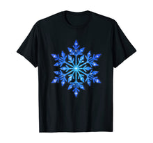 Ladda upp bild till gallerivisning, Snowflake T-Shirt Winter Christmas Frozen Snow Gift 264482
