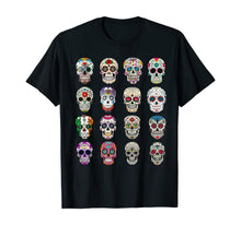 Ladda upp bild till gallerivisning, Day of the dead Sugar Skulls 2019 Halloween T-Shirt 201588
